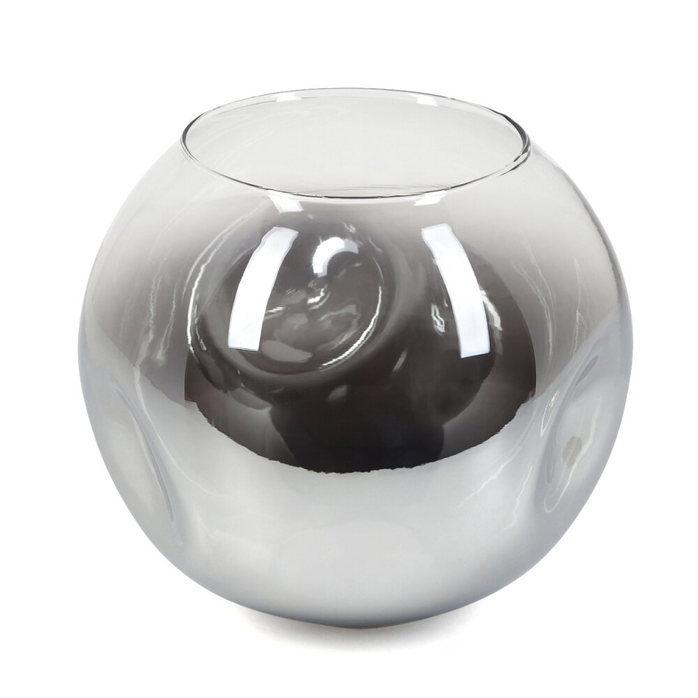 Abat-jour en verre Ripoll Verre de rechange, pièce de rechange Chrome, Clair, Fumé main product photo