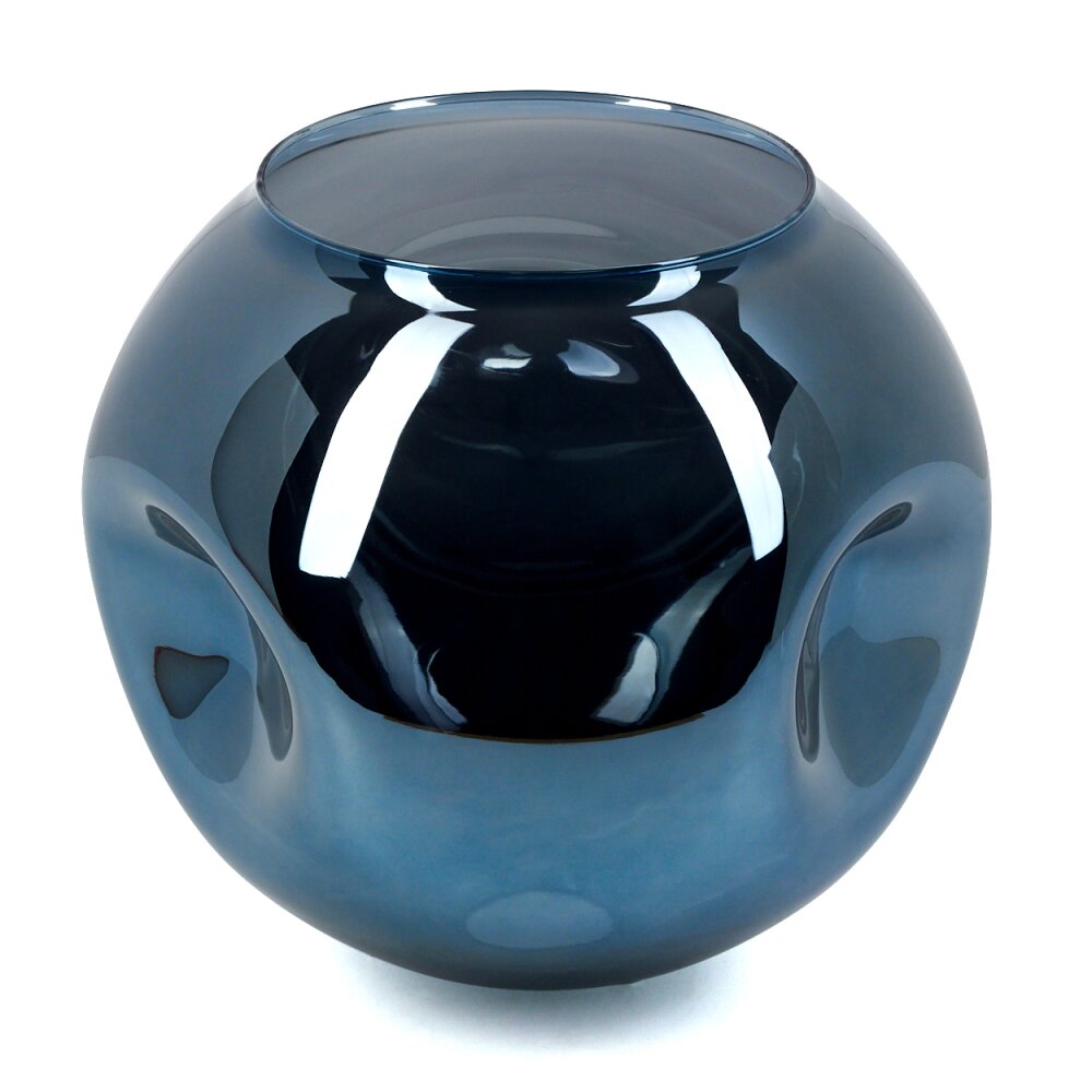 Abat-jour en verre Ripoll Verre de rechange, pièce de rechange Bleu main product photo