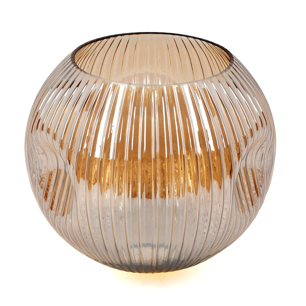 Abat-jour en verre Ripoll Verre de rechange Ambre main product photo