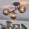 Chehalis Plafonnier, Boule lumineuse Fumé, 3 lumières