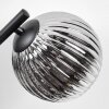 Chehalis Plafonnier, Boule lumineuse Fumé, 3 lumières