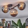 Chehalis Plafonnier, Boule lumineuse Fumé, 3 lumières