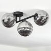 Chehalis Plafonnier, Boule lumineuse Fumé, 3 lumières