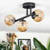Chehalis Plafonnier, Boule lumineuse Ambre, 3 lumières