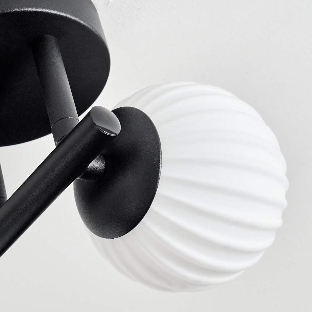 Chehalis Plafonnier, Boule lumineuse Blanc, 3 lumières