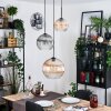 Koyoto Suspension, Boule lumineuse, Suspension, Suspension grappe Noir, 3 lumières