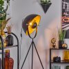 Saturn Lampadaire Noir, 1 lumière