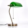 Tremoceira Lampe de banquier, Lampe de bureau, Lampe à poser Vieux laiton, 1 lumière