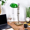 Ragaz Lampe de banquier, Lampe de bureau, Lampe à poser Vieux laiton, 1 lumière