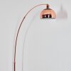 Baloca Lampadaire Cuivre, Noir, 1 lumière