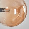 Chehalis Boule lumineuse, Applique murale Ambre, Fumé, 3 lumières