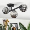 Chehalis Plafonnier, Boule lumineuse Fumé, 3 lumières