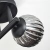 Chehalis Plafonnier, Boule lumineuse Fumé, 3 lumières