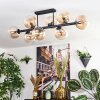 Gastor Plafonnier, Boule lumineuse Ambre, Clair, 8 lumières