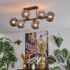 Gastor Plafonnier, Boule lumineuse Fumé, 6 lumières