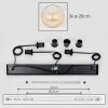 Koyoto Suspension, Boule lumineuse, Suspension Ambre, Clair, 3 lumières