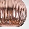 Koyoto Suspension, Boule lumineuse, Suspension 30 cm Bleu, Vert, Cuivré, 3 lumières