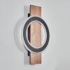 Besperia Applique murale LED Couleur bois, Noir, 1 lumière