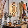 Besperia Applique murale LED Couleur bois, Noir, 1 lumière