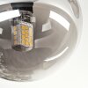 Chehalis Plafonnier, Boule lumineuse Fumé, 3 lumières