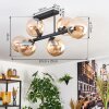 Gastor Plafonnier, Boule lumineuse Ambre, 6 lumières
