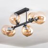 Gastor Plafonnier, Boule lumineuse Ambre, 6 lumières
