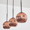 Ripoll Suspension, Boule lumineuse, Suspension Cuivré, 3 lumières