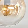 Gastor Plafonnier, Boule lumineuse 45 cm Ambre, Clair, 5 lumières