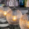 Koyoto Suspension, Boule lumineuse, Suspension Ambre, Clair, 3 lumières
