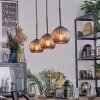 Koyoto Suspension, Boule lumineuse, Suspension Cuivré, 3 lumières