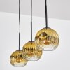 Koyoto Suspension, Boule lumineuse, Suspension Or, Clair, 3 lumières