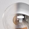 Gastor Plafonnier, Boule lumineuse Chrome, Clair, Fumé, 8 lumières