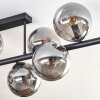 Gastor Plafonnier, Boule lumineuse Fumé, 10 lumières