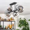 Gastor Plafonnier, Boule lumineuse Clair, Fumé, 6 lumières