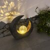 lampe solaire Benevento LED Gris, 1 lumière