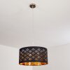 Suspension Samares Nickel mat, 1 lumière