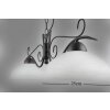 Suspension Reality Rouille, 2 lumières