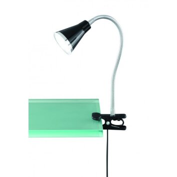 Lampe à clipper Reality ARRAS LED Noir, 1 lumière