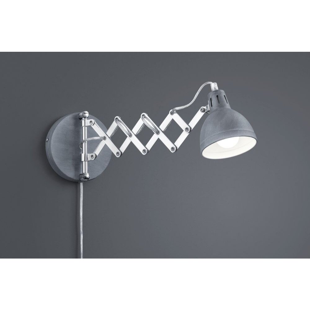 Applique murale Reality SCISSOR Gris, 1 lumière main product photo