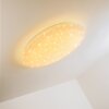 Deckenleuchte Plafonnier LED Blanc, 1 lumière, Télécommandes