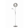 Quebec Lampadaire Luminaires Trio LED Nickel mat, 1 lumière