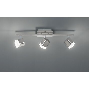 Spot Reality ROUBAIX LED Nickel mat, 3 lumières