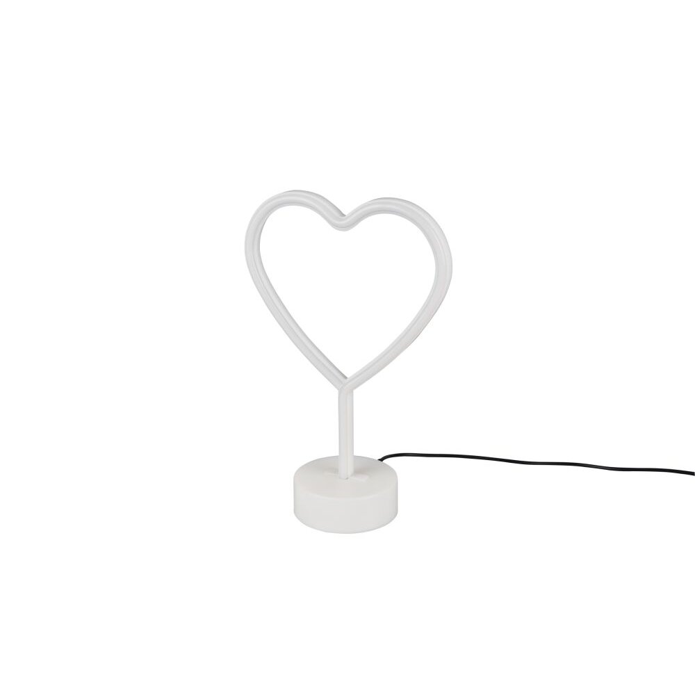Lampe à poser Reality HEART LED Blanc, 1 lumière main product photo