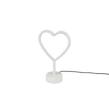 Lampe à poser Reality HEART LED Blanc, 1 lumière