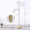 Lampadaire Vezza Laiton, 2 lumières