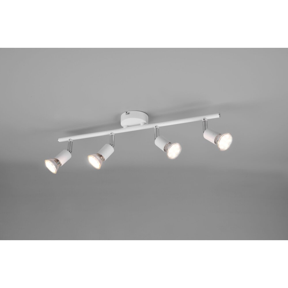 Plafonnier Reality Paris Blanc, 4 lumières main product photo