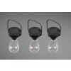 lampe solaire Reality Campus LED Noir, 3 lumières