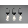 lampe solaire Reality Campus LED Noir, 3 lumières
