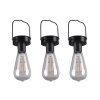 lampe solaire Reality Campus LED Noir, 3 lumières