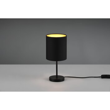 Lampe de table Reality JERRY Noir, 1 lumière